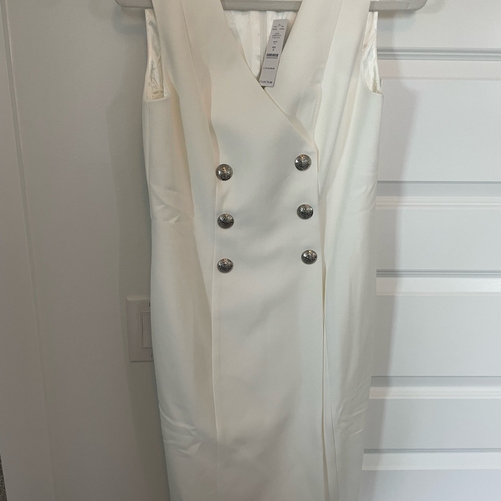 Brand new White House Black Market blazer dress in white
